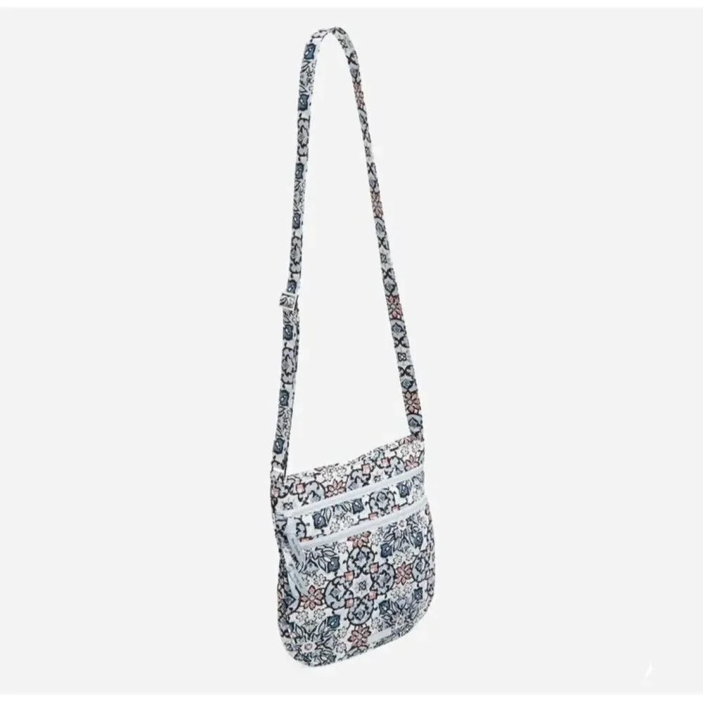 NWT Vera Bradley Triple Zip Hipster Crossbody Bag in Libson Medallion